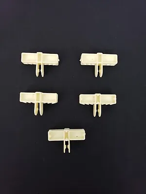 VTG 1975 1986 Barbie Townhouse T Clips White Mattel Replacement Lot Of 5 • $8.94