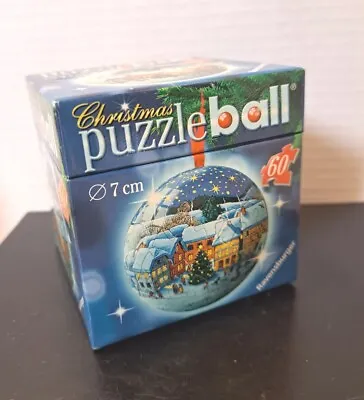 Ravensburger Christmas Puzzle Ball Ornament Rolf Bunse 60 Pc. • $9.99