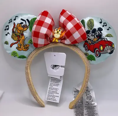 Disney Parks Mickey And Minnie Mouse Runaway Railway Ears Headband Chuuby • $46.90