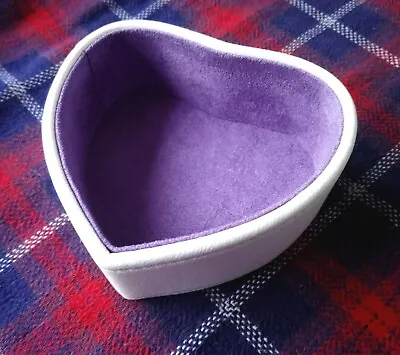 Pure Of Heart White And Purple Dice Tray Board Game Rolling Accessory RPG Gaming • £6.99