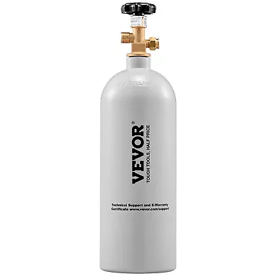 VEVOR 5 Lbs CO2 Tank Aluminum Gas Cylinder With CGA320 Valve For Draft Soda Beer • $61.59