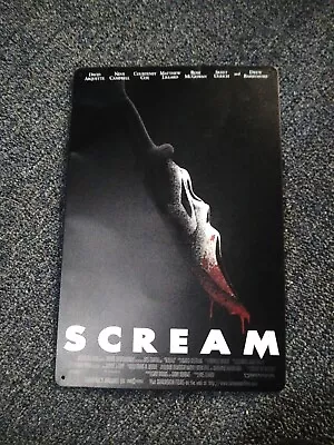 SCREAM The Movie Metal Signage 12  X 8  Sign Matthew Lillard David Arquette • $9.99