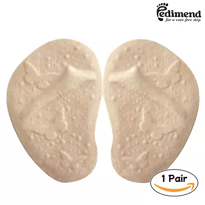 PEDIMEND™ 1PAIR Gel Metatarsal Sore Foot Pain Cushions Forefoot Support Insoles • £7.99