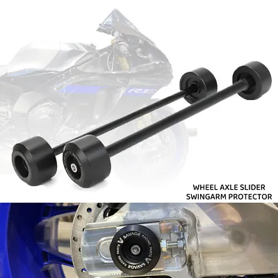 For YAMAHA YZF R1/M/S MT-10 Front And Rear Wheel Axle Slider Swingarm Protector • $37.55