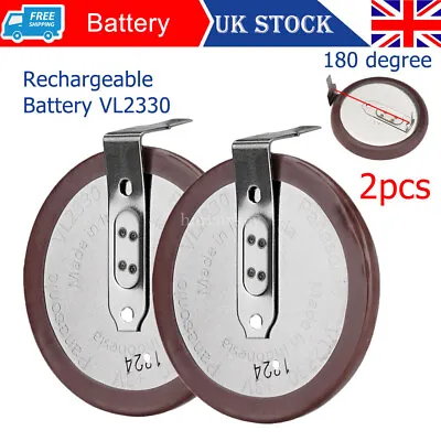 2PCS VL2330 Battery Rechargeable For Land Rover Freelander 2 Remote Key Fob 180° • £9.75