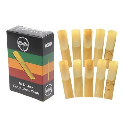 $13.60 • Buy 10pcs Soprano BE Saxophone Reeds 2.0 2.5 3 Sax Reed Woodwind Parts & Accessories