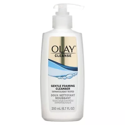 OLAY GENTLE CLEANSE FOAMING FACE CLEANSER 100% OIL FREE 6.7 Fl Oz • $10.95