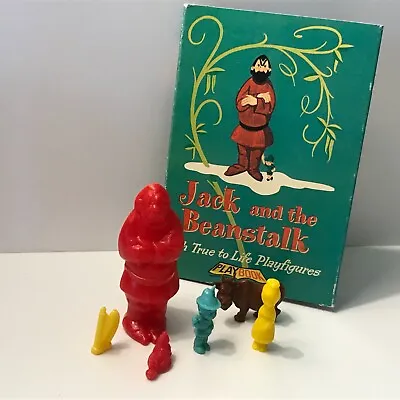 Jack And The Beanstalk 1958 Playbook With True To Life Play Figure ~ Rare Jovine • $24.85