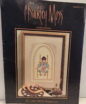 P Buckley Moss LOVING STITCHES Cross Stitch Chart 111 June Grigg Designs Retired • $9.99