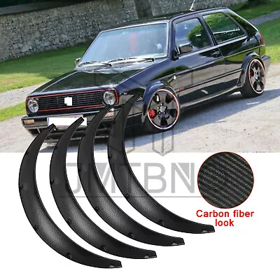 Carbon Fiber Fender Flares For Volkswagen VW Golf MK4 MK5 Wide Kit Wheel Arches • $99.67