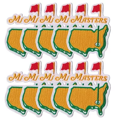 10 Pcs Masters Tournament Augusta Golf Nation Logo Size 2.5 X3.5  Iron On Patch • $19.95