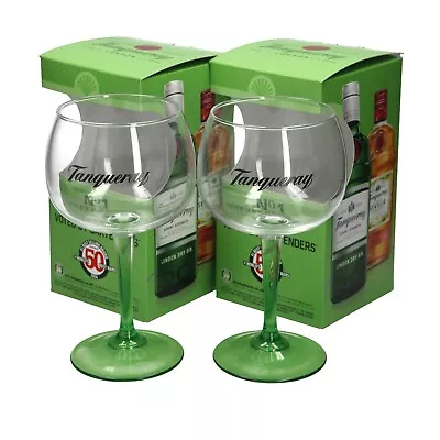 £12.99 • Buy 2 X Tanqueray No1 Gin Large Green Steamed Balloon Glass.