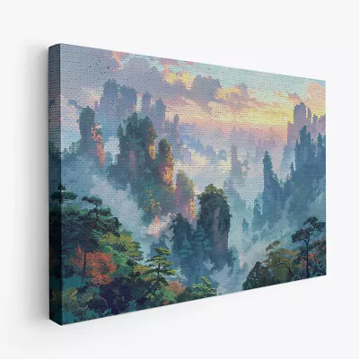 Beautiful Zhangjiajie Design 3 Horizontal Canvas Wall Art Prints Pictures • $58.99