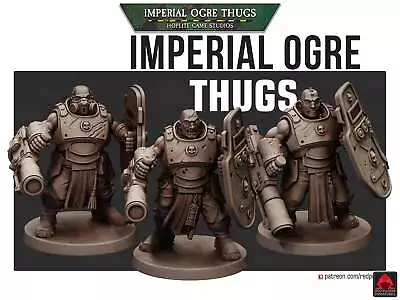 Imperial Ogre Thugs | Red Pilgrim Miniatures | 32mm • $16.99