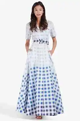 $329 • Buy NWT STAUD Millie Ombre Check Maxi Dress 6 $375 In The Original Dress Sheath!