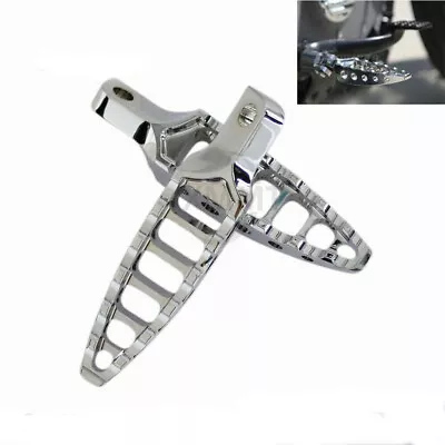 Motorcycle CNC Silver 45° Male-Mount Foot Peg Footrest For Harley Dyna Sportster • $16.13