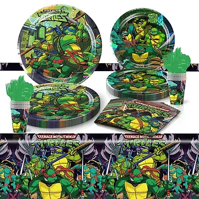 Ninja Turtle Tableware Party Supplies Kids Children Birthday Decoration • $8.99