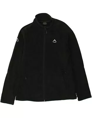 K-WAY Womens Fleece Jacket UK 14 Medium Black Polyester AE08 • $36.17