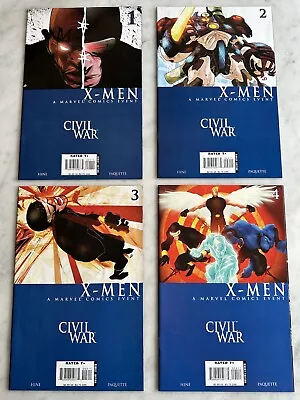 Civil War: X-Men #1 - #4 Full Series Run NM- 9.2! (Marvel 2006) • $10