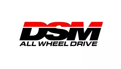 DSM Diamond Star Motors AWD Decal Vinyl Window Sticker For Laser Eclipse Talon • $7.50