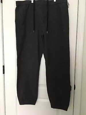 Mossimo Men's Athletic Casual Pants Pockets Elastic Waist Black Heather Size XL • $50.76