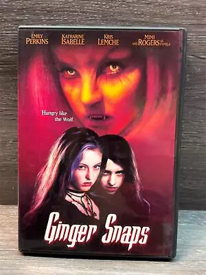 Ginger Snaps DVD (2000) Emily Perkins Mimi Rogers Horror • $14.99