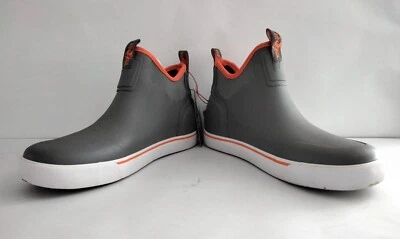 £60 • Buy Rocky Drystrike Waterproof Deck Boots Grey With Orange Accents UK 8