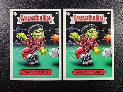 Michael Jackson Thriller John Landis Spoof 2 Card Set Garbage Pail Kids • $25.22