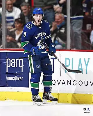 Brock Boeser Vancouver Canucks Unsigned Goal Celebration Photo • $24.99