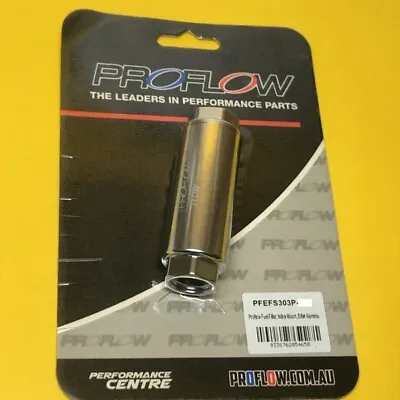 AN8 Fuel Filter 100 Micron 31 X 91 Billet E85 -8AN Polished PFEFS303P-100 • $112.66