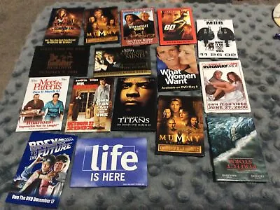 Movie Buttons Lot Of 16 Vintage Collection Of Pins Lot CC • $12.95