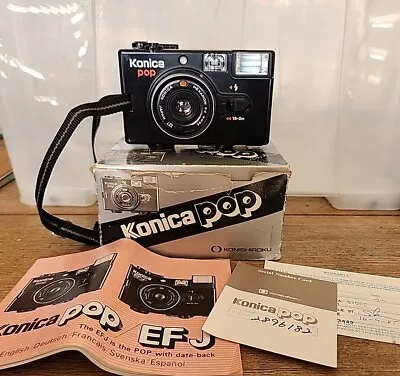 Konica Pop Camera Vintage With Box And Manual! • $100