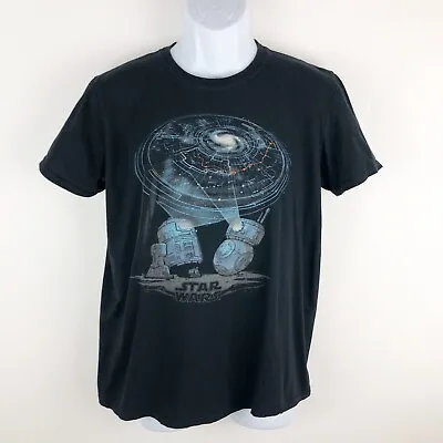 POP Star Wars Mens Small TShirt BB8 R2D2 Projector Smuggler's Bounty Black Funko • $12.98