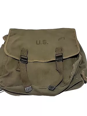WW II US Army Military Musette Shoulder Bag Field Gear Equipment 1941 • $69.99