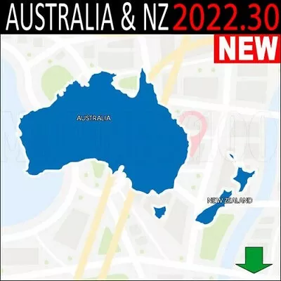 Australia New Zealand 2022.30  NAVIGATION MAPS FOR GARMIN GPS DEVICES Latest Map • $12.99