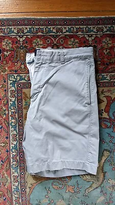 J Crew Gray Broken In 9 Inch Chino Shorts 34 • $9.99