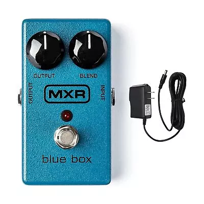 MXR M103 Blue Box Octave Fuzz Bundle With 9-volt Power Supply • $131.31