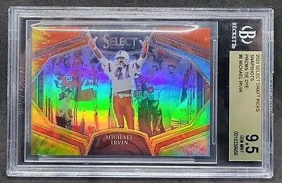 2023 Select Draft Picks Michael Irvin Snapshots Tie Dye Prizm /25 BGS 9.5  • $0.99