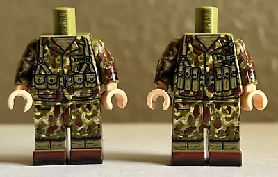 The Minifig Co (TMC) WW2 US Marine Frogskin Minifigures Thompson & M1 Bodies New • $60