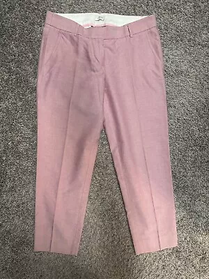 J. Crew Women’s City Skimmer Pant Pastel Pink-size 6  Lightweight EUC • $9.49