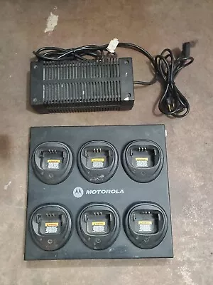 Motorola CP200 Style 6 Radios Gang Charger. Racing  Radio Charging Station.  • $350