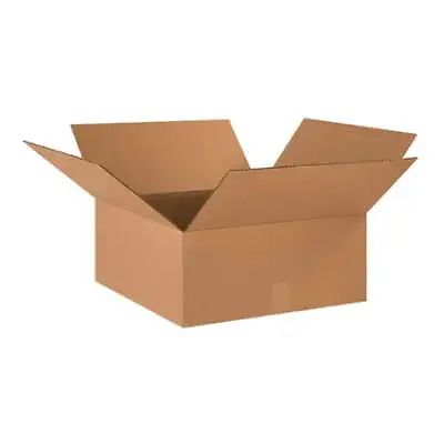 Corrugated Boxes 18 X 18 X 8  ECT-32 Brown Shipping/Moving/Packing Box 25 Boxes • $81.74