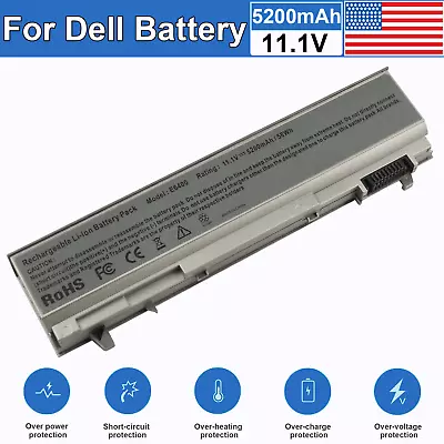 Replace E6400 Battery For Dell Latitude E6410 E6500 E6510 Series PT43 PT434 58Wh • $12.49