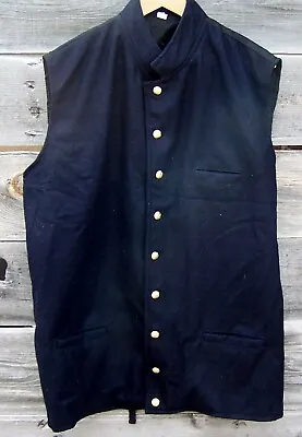 Union Federal Navy Blue Vest Civil War 50 • $52.99