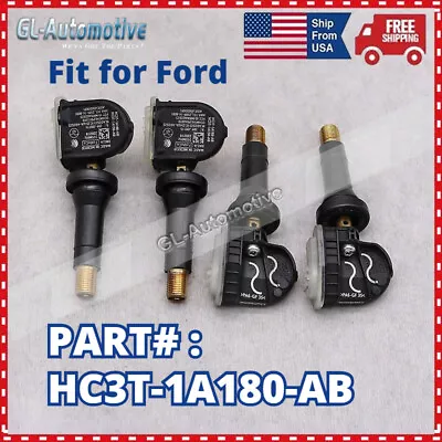 NEW 4pcs HC3T-1A180-AB 315MHz TPMS Tire Pressure Sensor For Ford Fusion Lincoln • $31.94