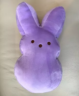 Marshmallow Peeps Easter Bunny Purple Violet 16” Plush **EC • $12.95