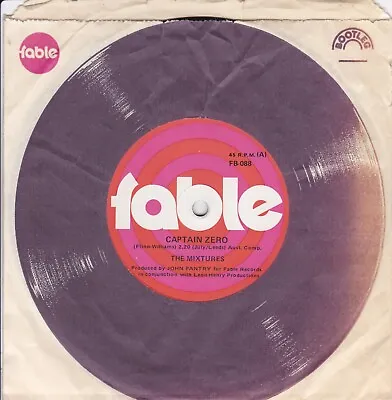 The Mixtures - Captain Zero / I Wanna Go Home - 7  45 Vinyl Record - 1971 • $3.88