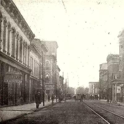 C1909 216 E. Main Street Crawfordsville IN Little Mexico Restaurant Postcard • $18.74