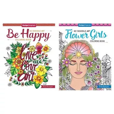 KC Doodle Art Colouring Books • £5.99