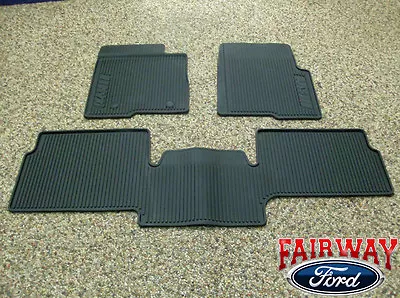 10 Thru 14 Ford F-150 Raptor SVT OEM Black Rubber Floor Mat 3-pc Extended Cab • $144.95